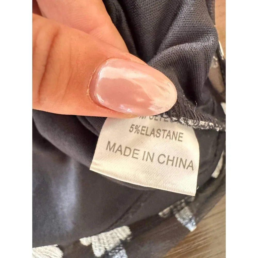 SEEK The Label Black Silver Embroidered Mesh Blouse S Coquette Girl Y2K Festival